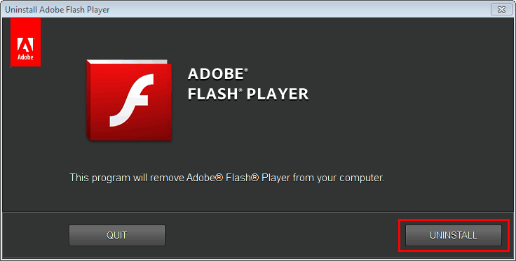 uninstall flash player os x yosemite